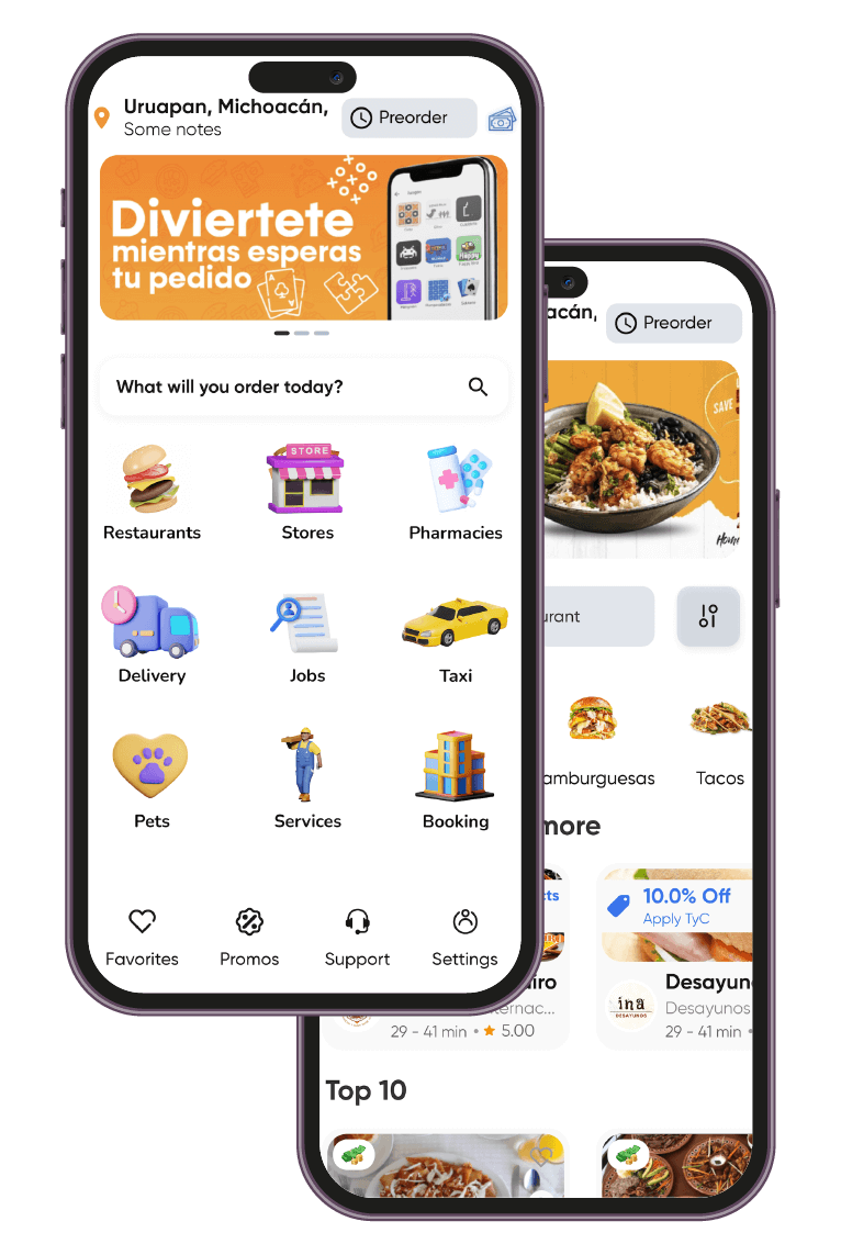 Cafi Ordering Super app Marketplace White label